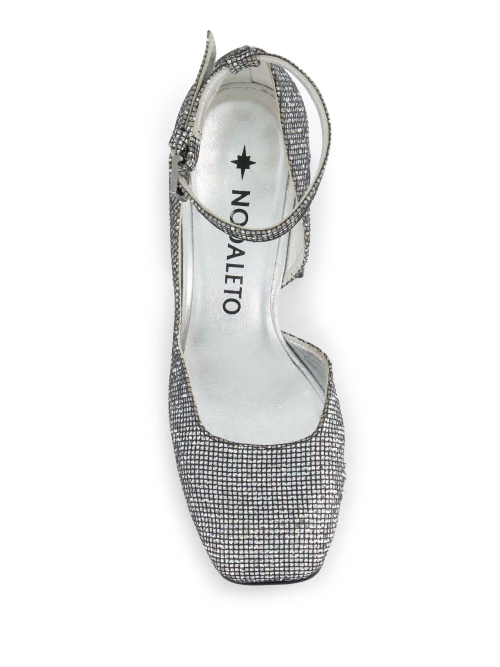 square-toe block-heel pumps - 4