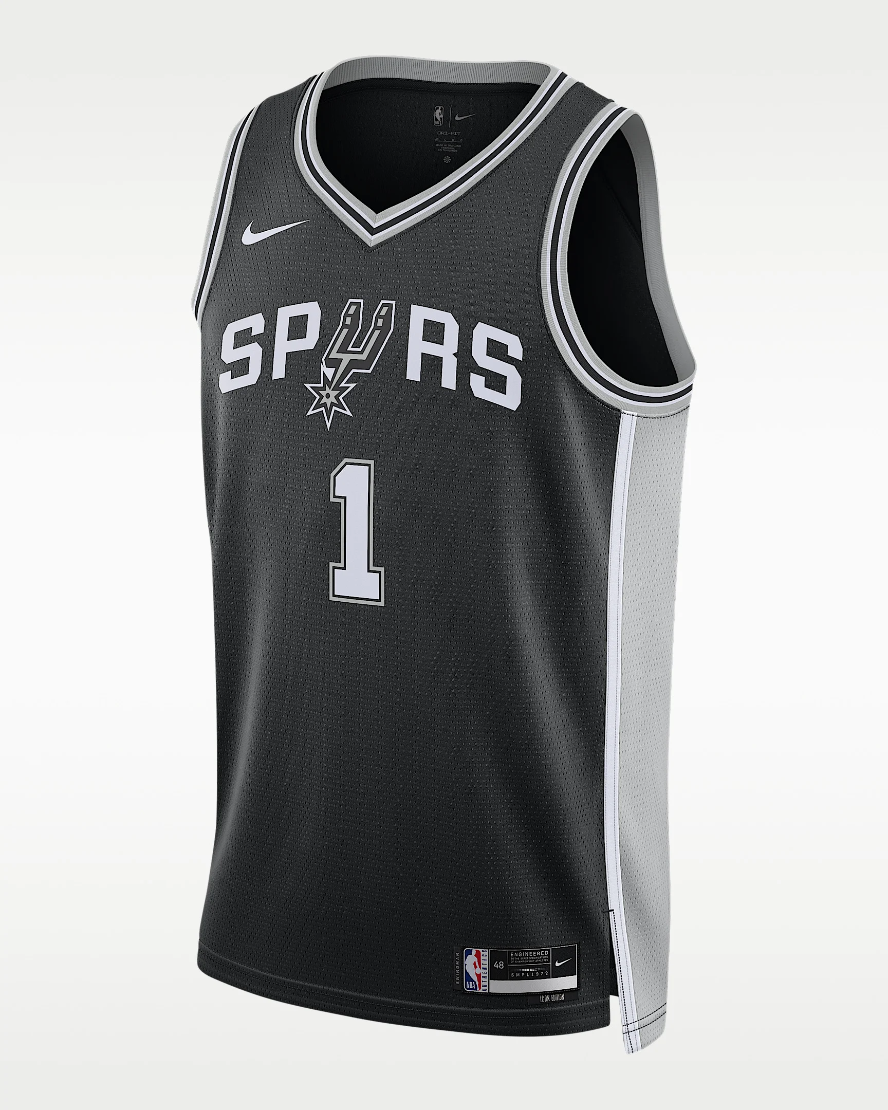 San Antonio Spurs Icon Edition 2022/23 Nike Men's Dri-FIT NBA Swingman Jersey - 1