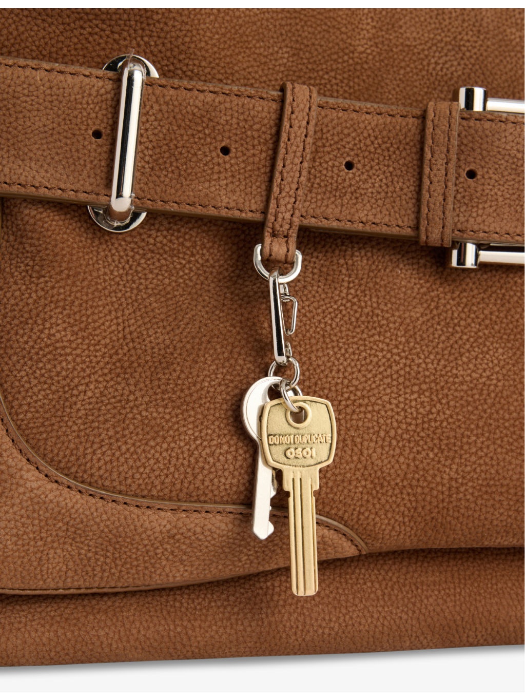 Brocle Buckle Leather Tote Bag - 4