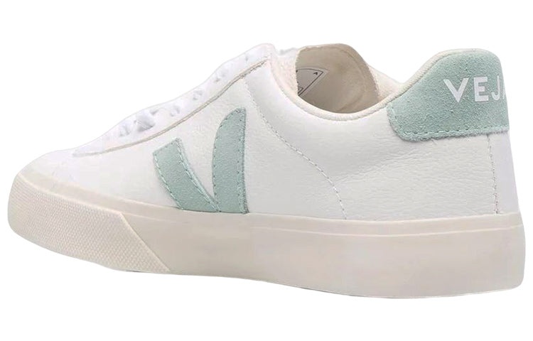 (WMNS) Veja Campo Chromefree Lace-Up Sneakers 'White Matcha' CP0502485 - 3