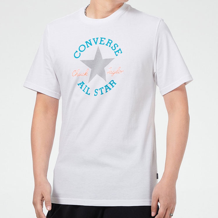 Converse Slogan Logo Short-sleeve Tee Men White 10020526-A02 - 5