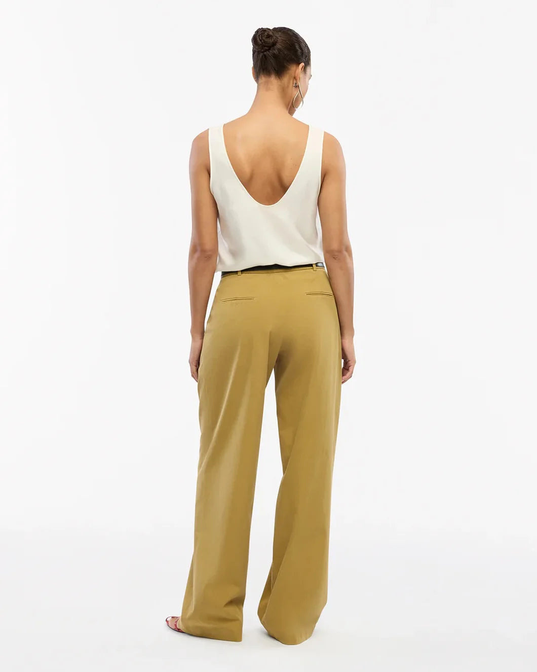 RELAXED WIDE LEG PANT - 4