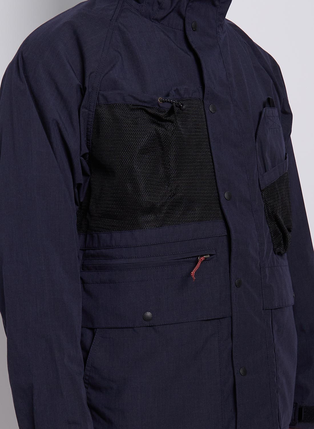 Nanga Takibi Mountain Parka in Navy - 4