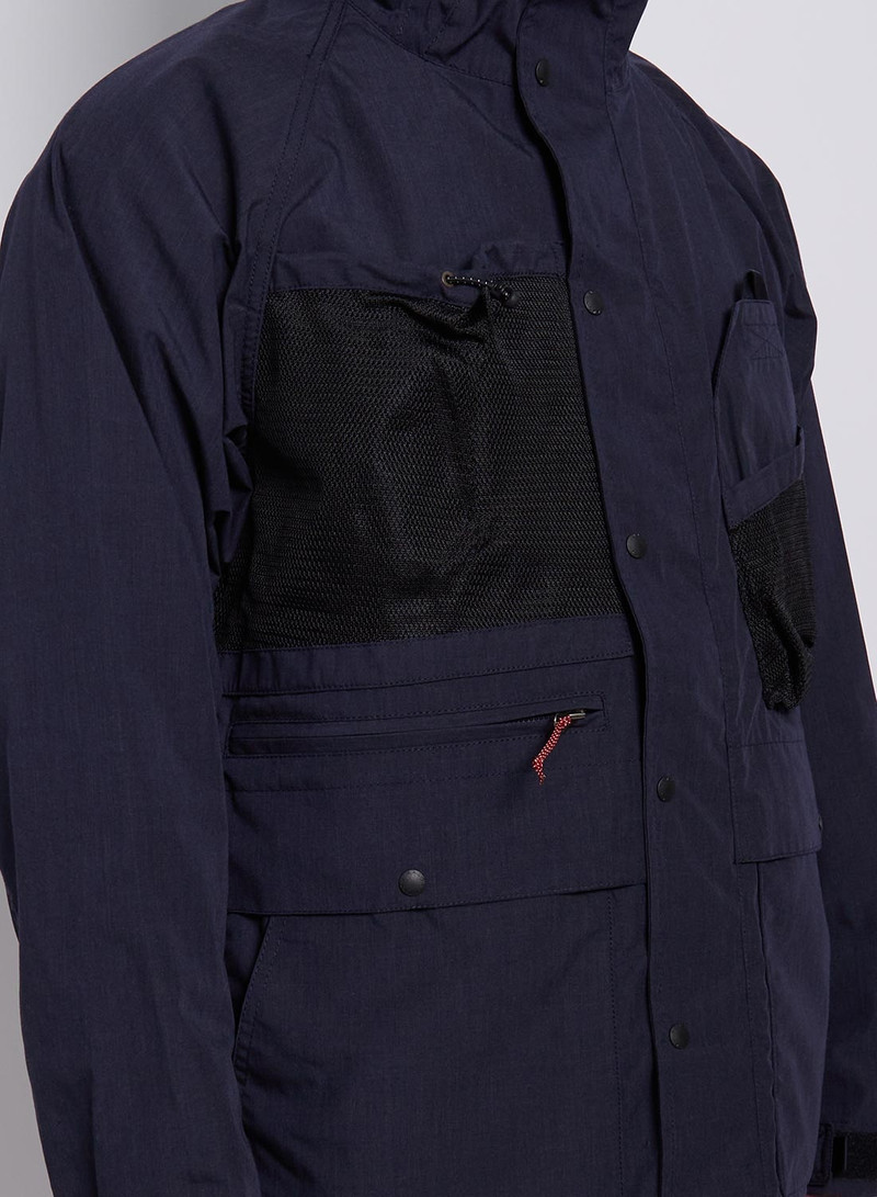 Nanga Takibi Mountain Parka in Navy 4