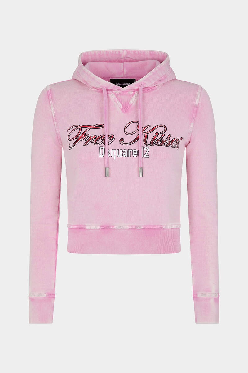 FREE KISSES MINI FIT HOODIE SWEATSHIRT - 1