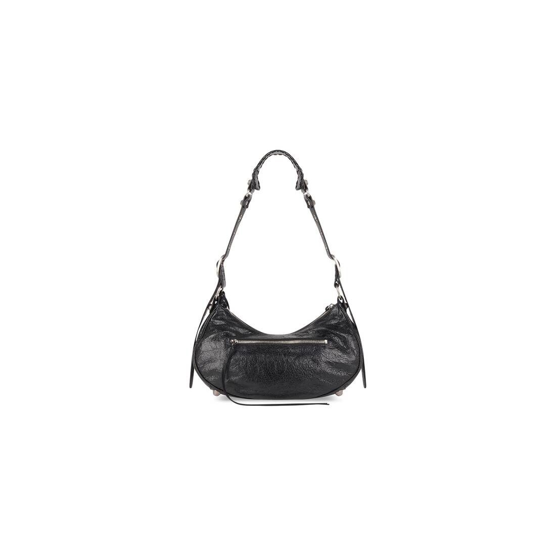 Women's Le Cagole Small Shoulder Bag in Black - 4