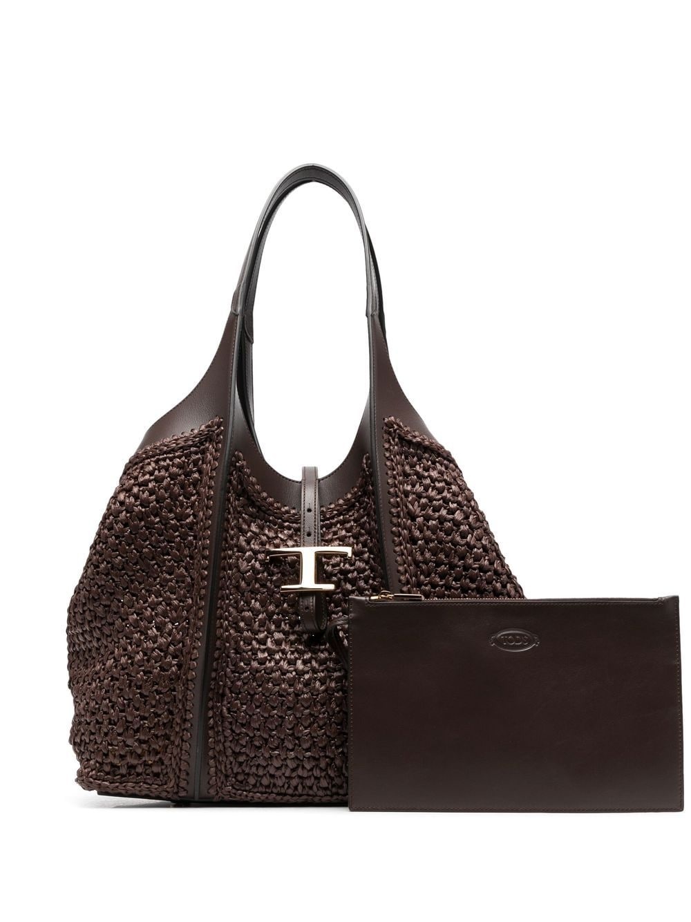 T Timeless woven tote bag - 2