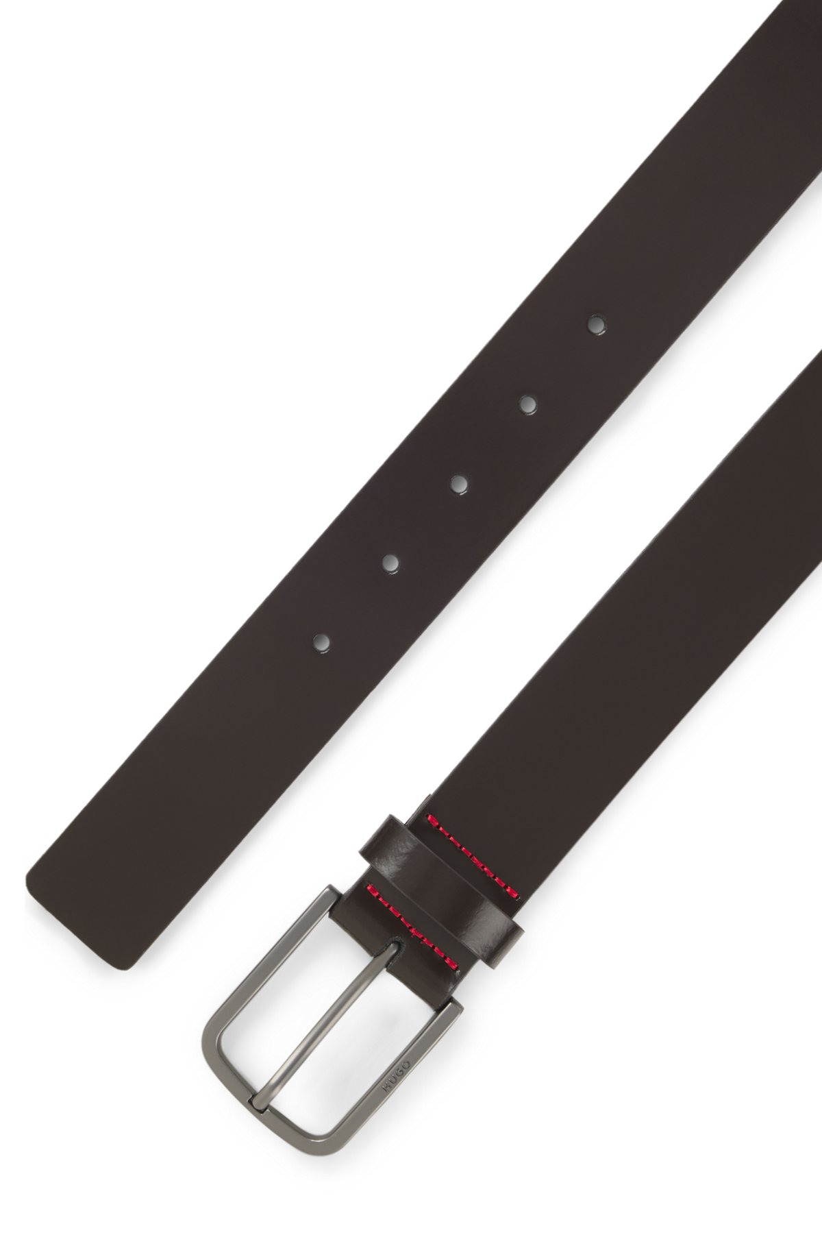 ITALIAN-MADE BELT IN BRUSH-OFF LEATHER - 3