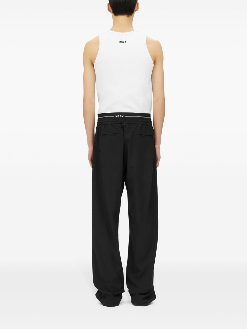 logo waistband lounge trousers - 4