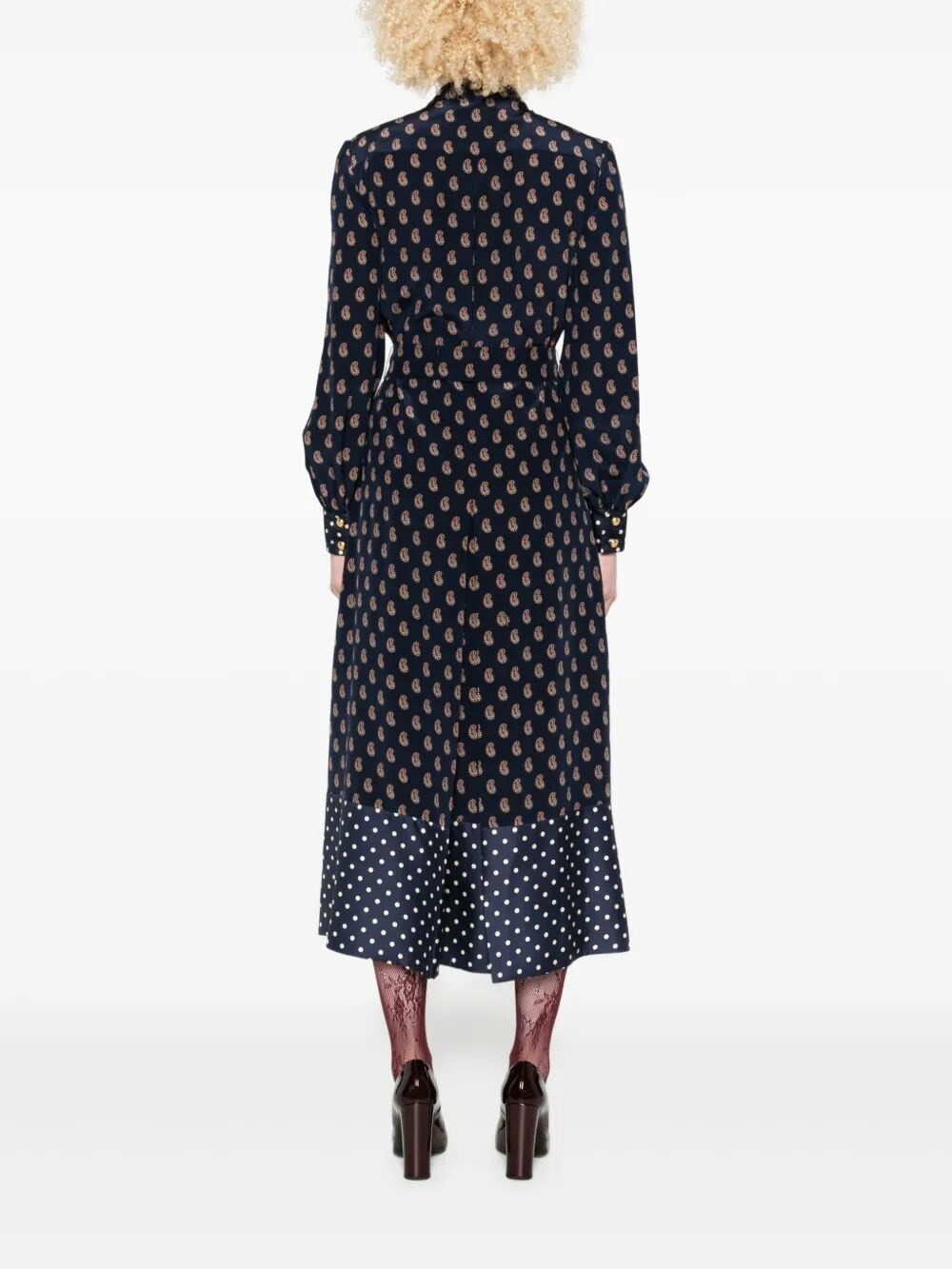 `Voyage Imaginaire` Pattern Dress - 5