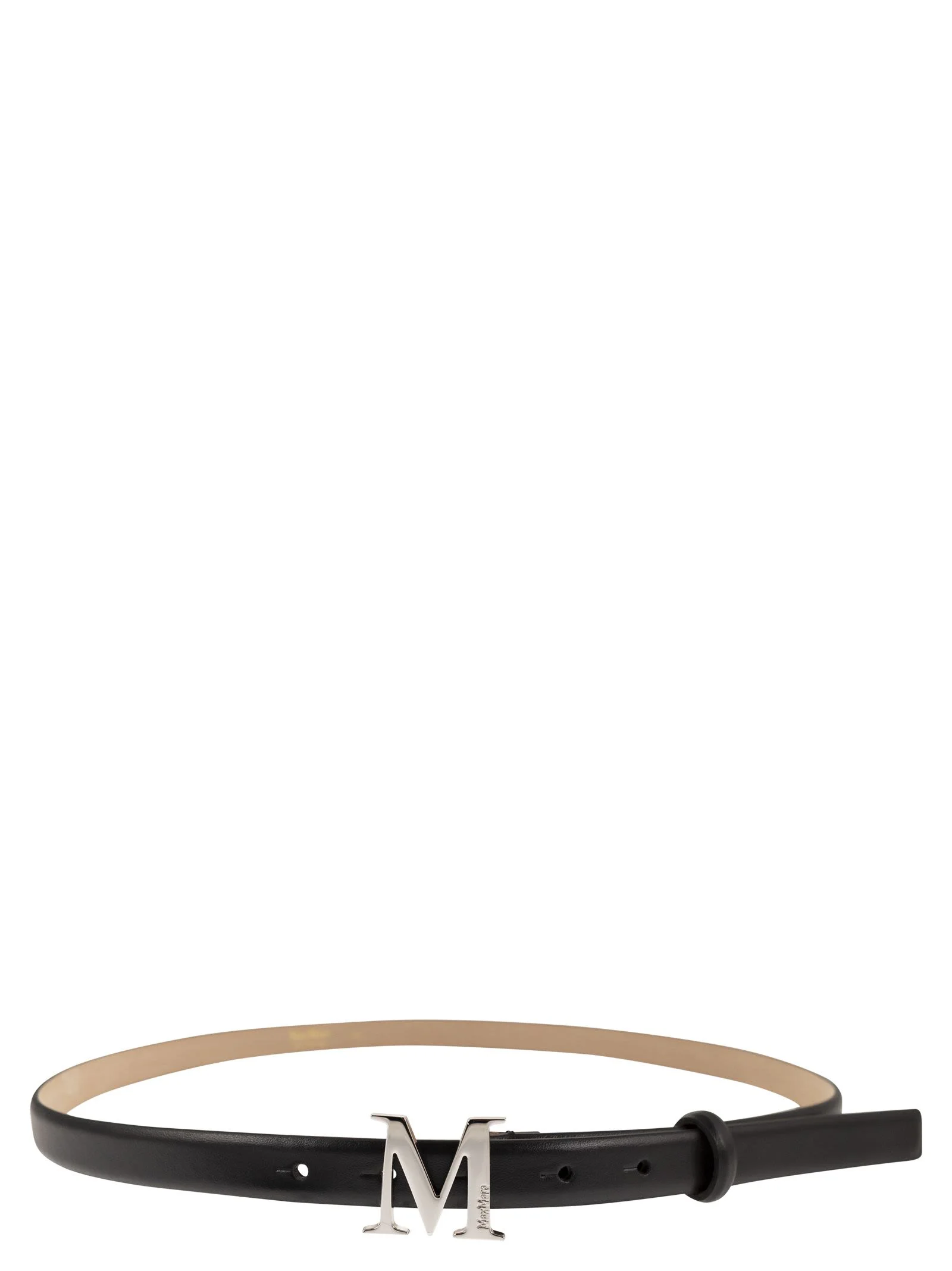 Max Mara Women Mclassic20s - Monogram Leather Belt - 1