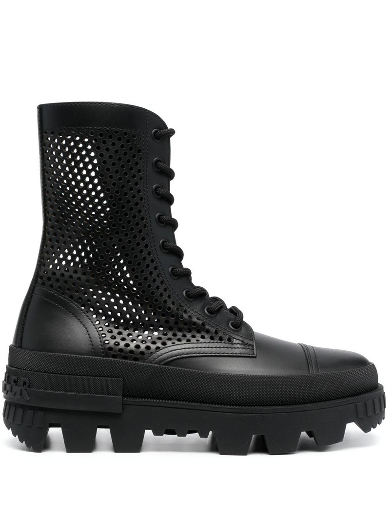 Carinne perforated ankle boots 1