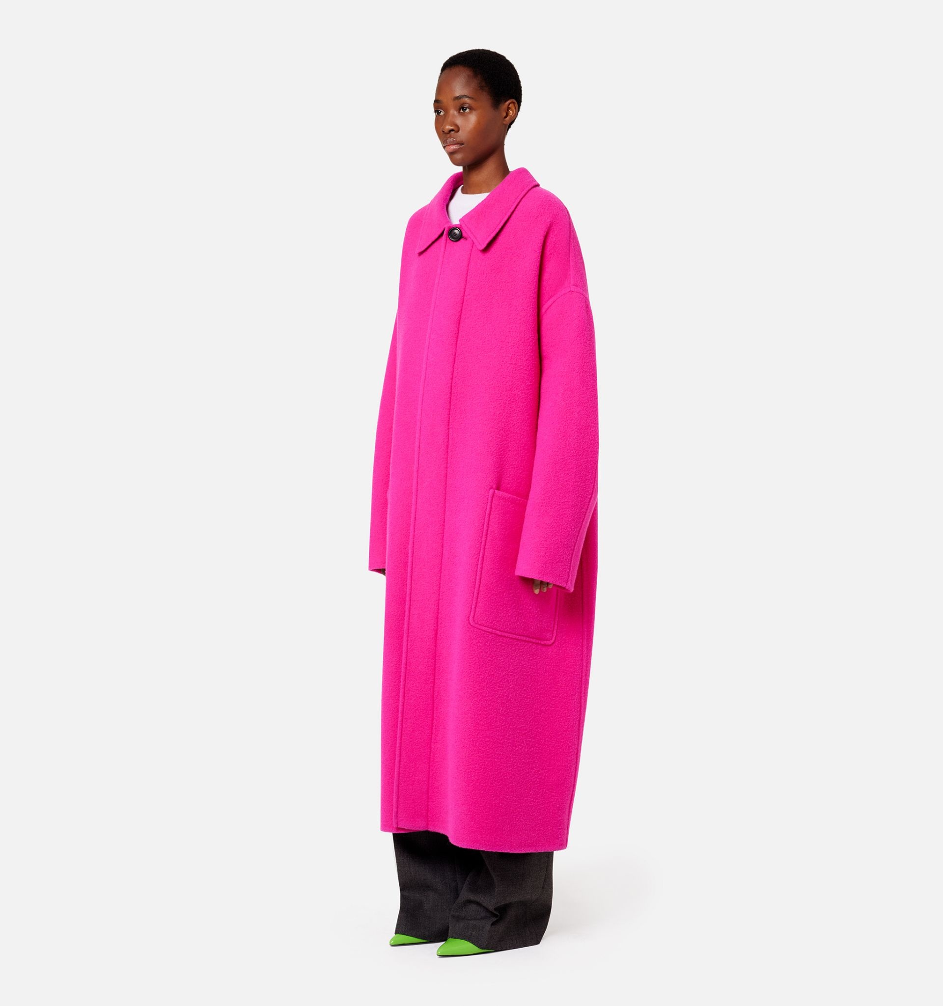 Double Face Oversized Coat - 5