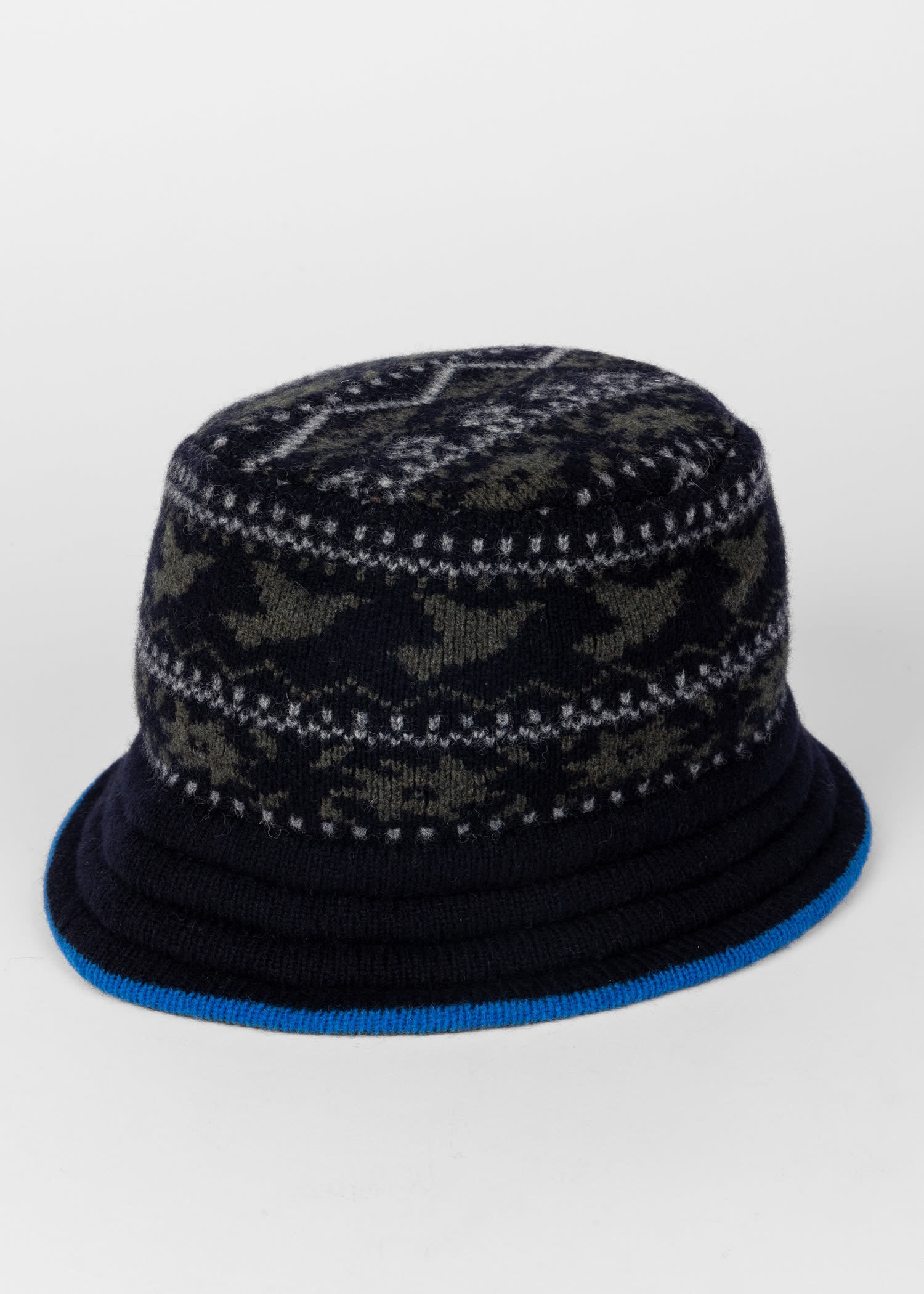 Lambswool Fairisle Bucket Hat - 2