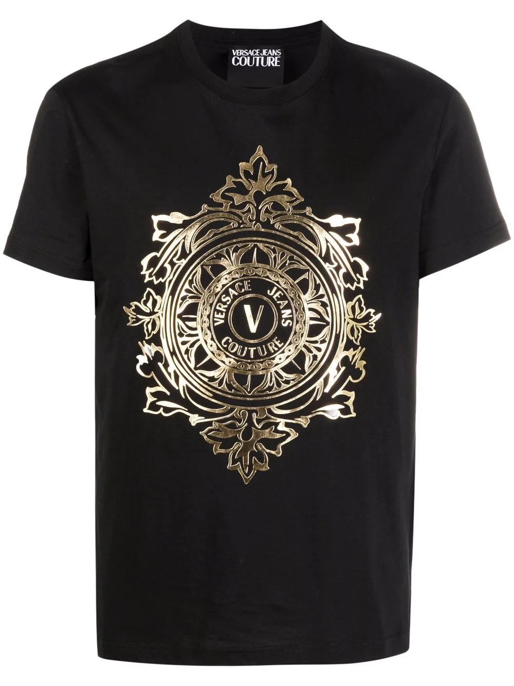 Gold Logo Print T-shirt - 1