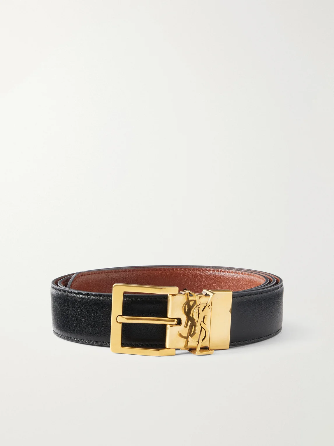 3cm Reversible Leather Belt - 1