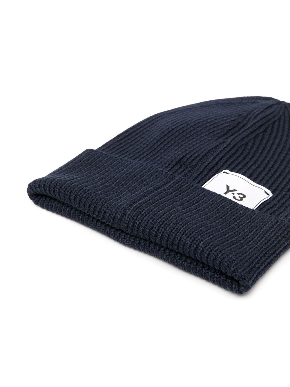 ribbed knit wool beanie - 2