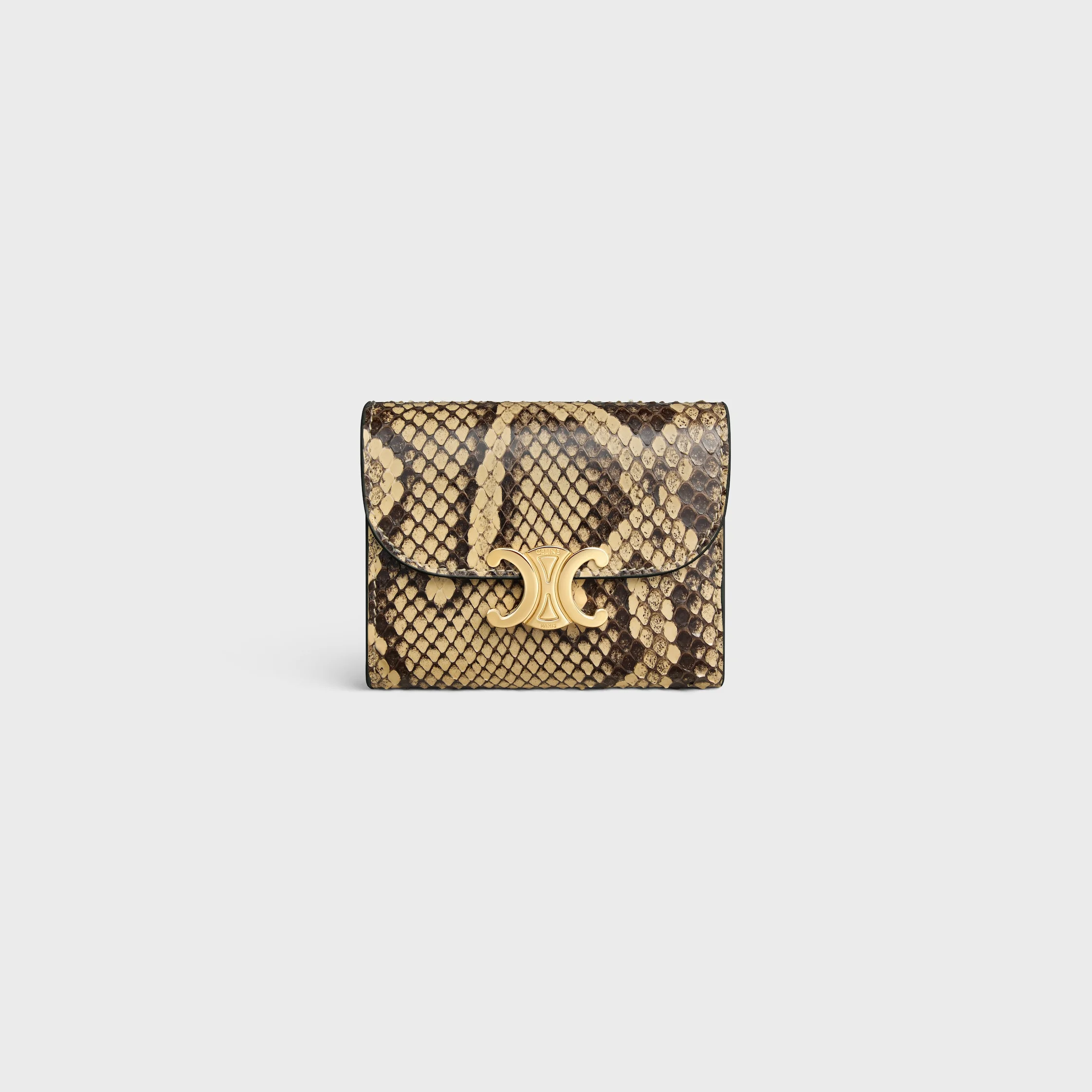 Small Flap Wallet TRIOMPHE IN Python - 1