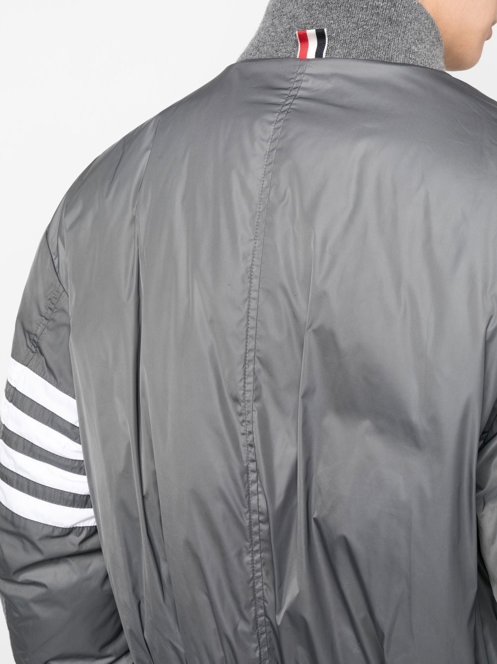 4-Bar stripe bomber jacket - 5
