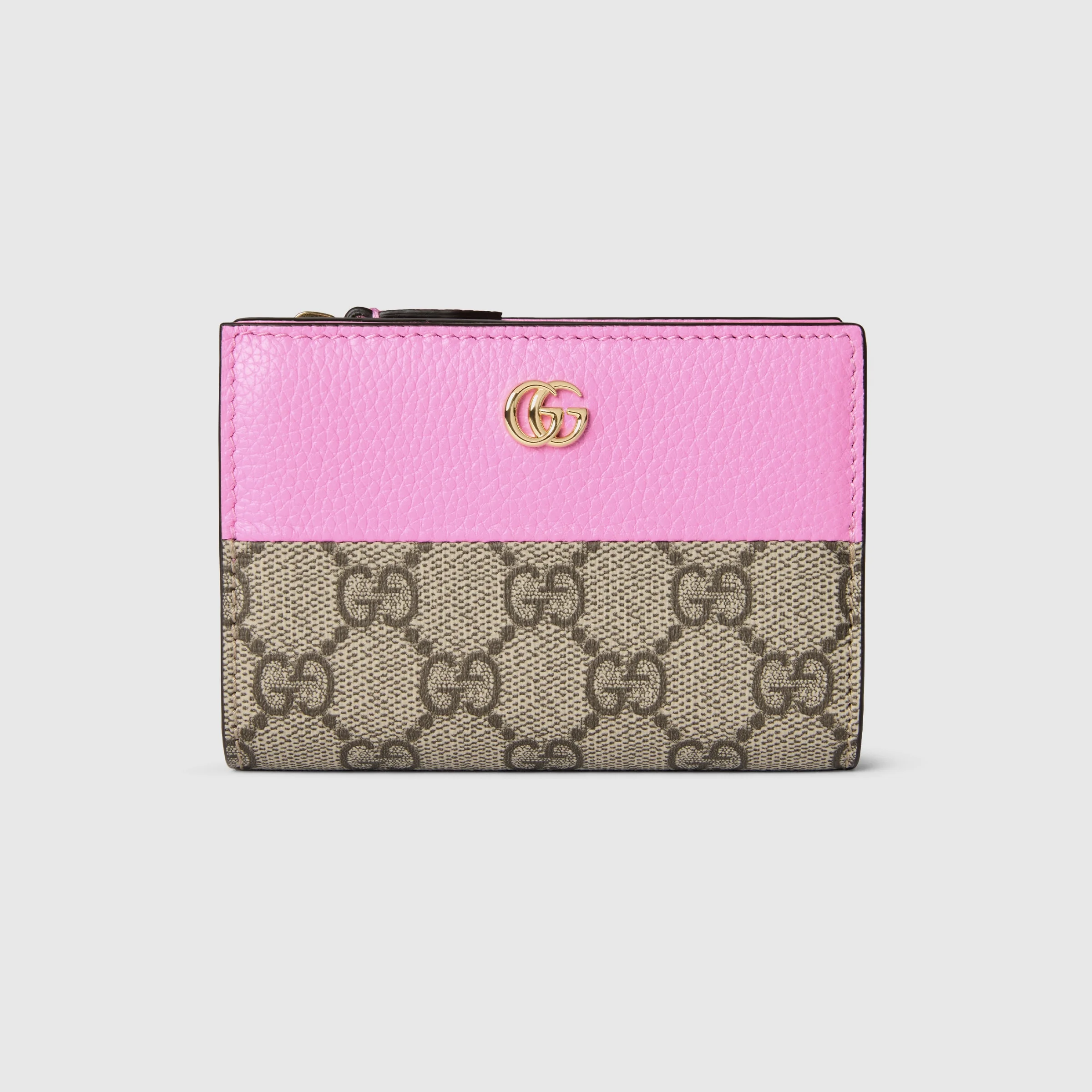 Bi-color GG Marmont small wallet - 1