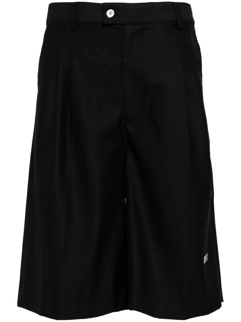 Staff Uniform logo-plaque shorts - 1