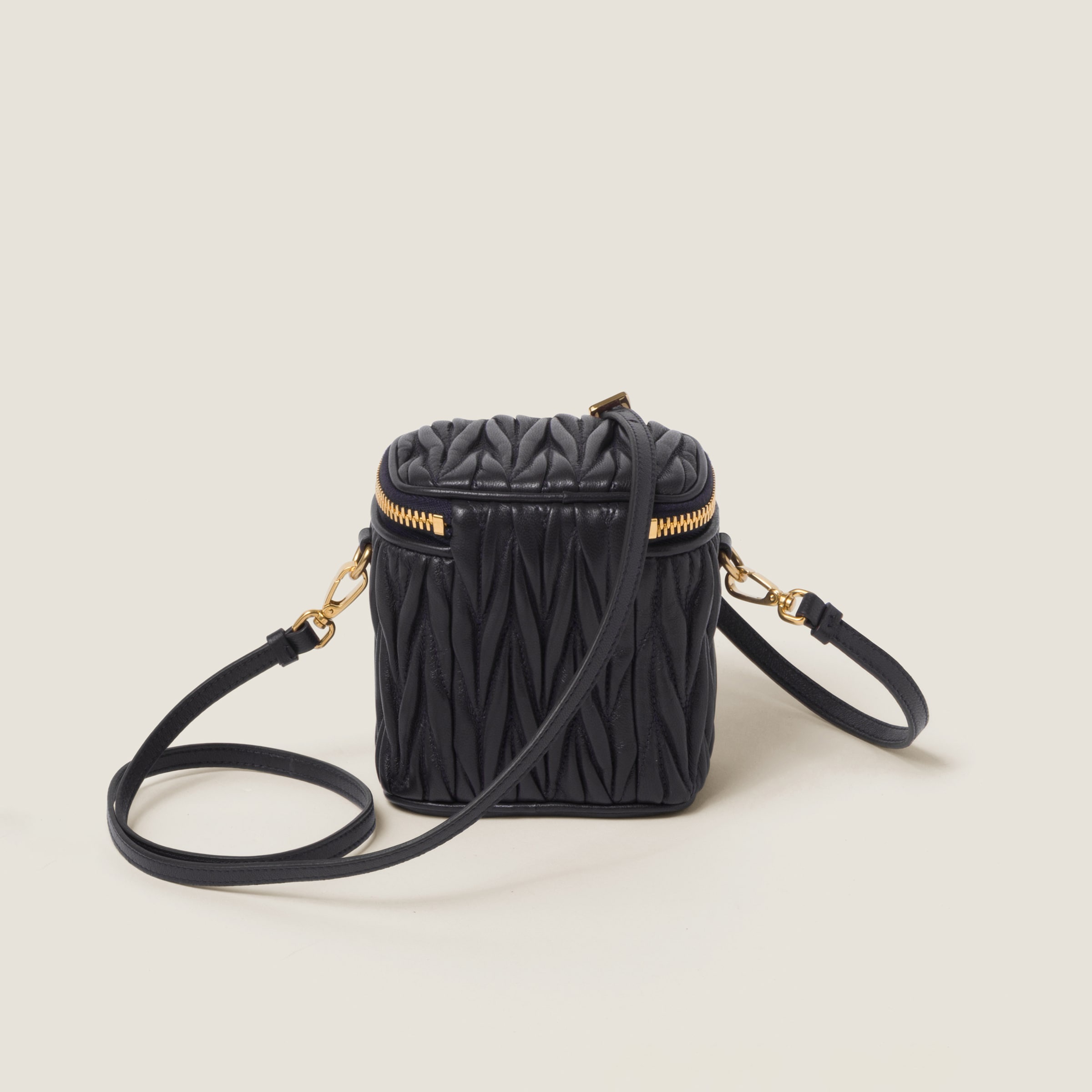 Matelassé nappa leather mini-pouch - 3
