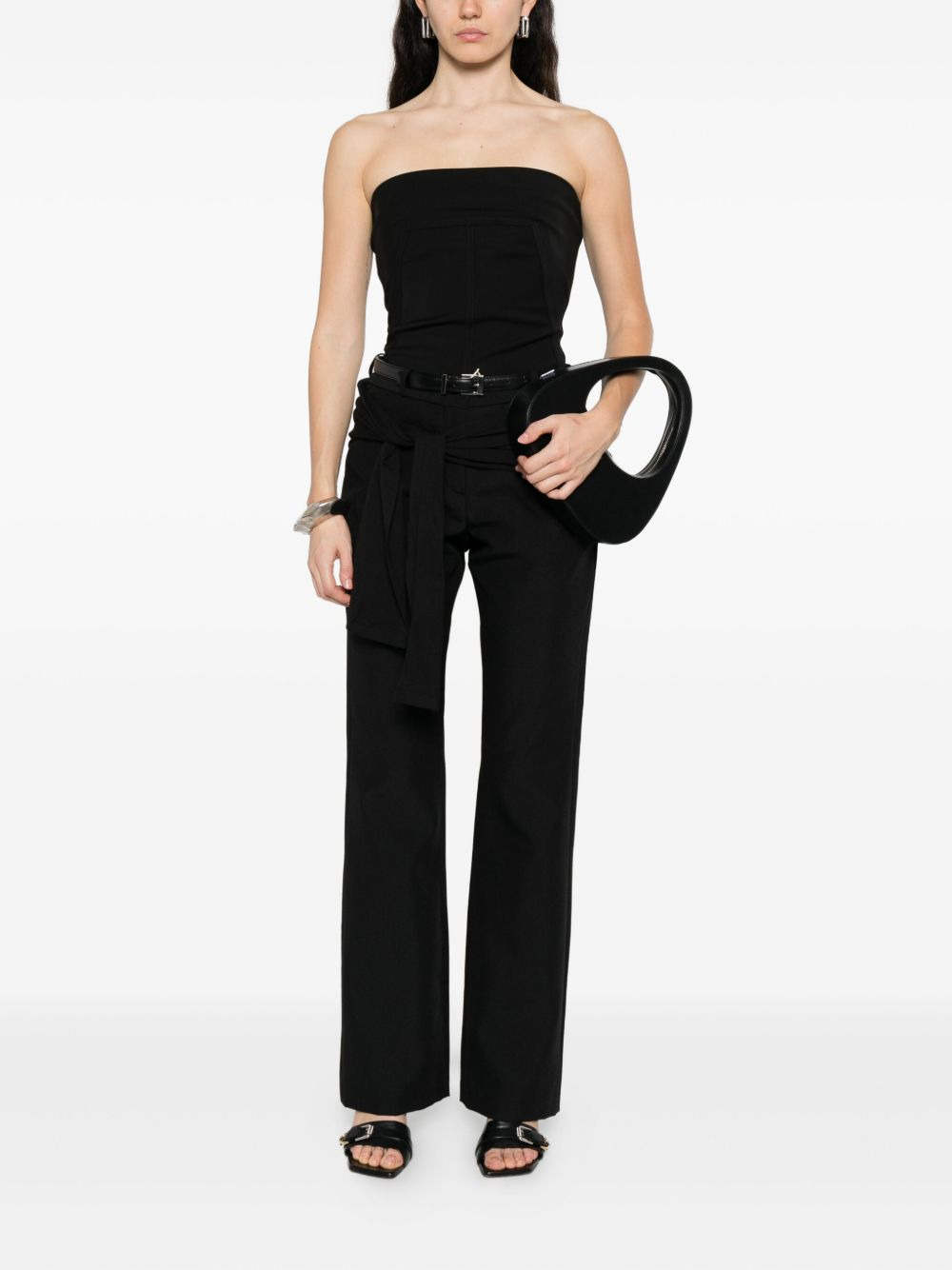 tie-waist trousers - 2