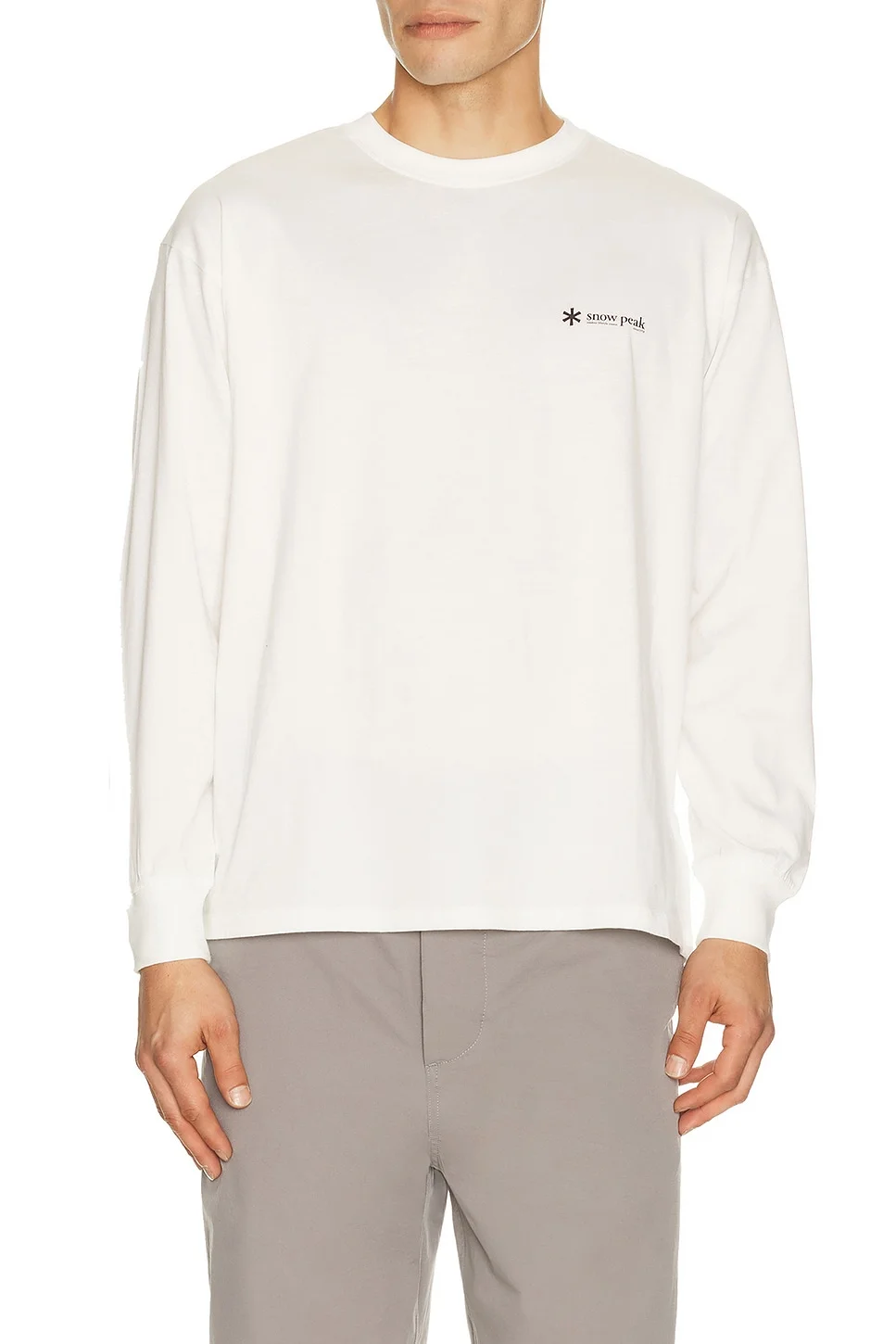 Soft Cotton Relaxed Logo L/S T-Shirt - 1