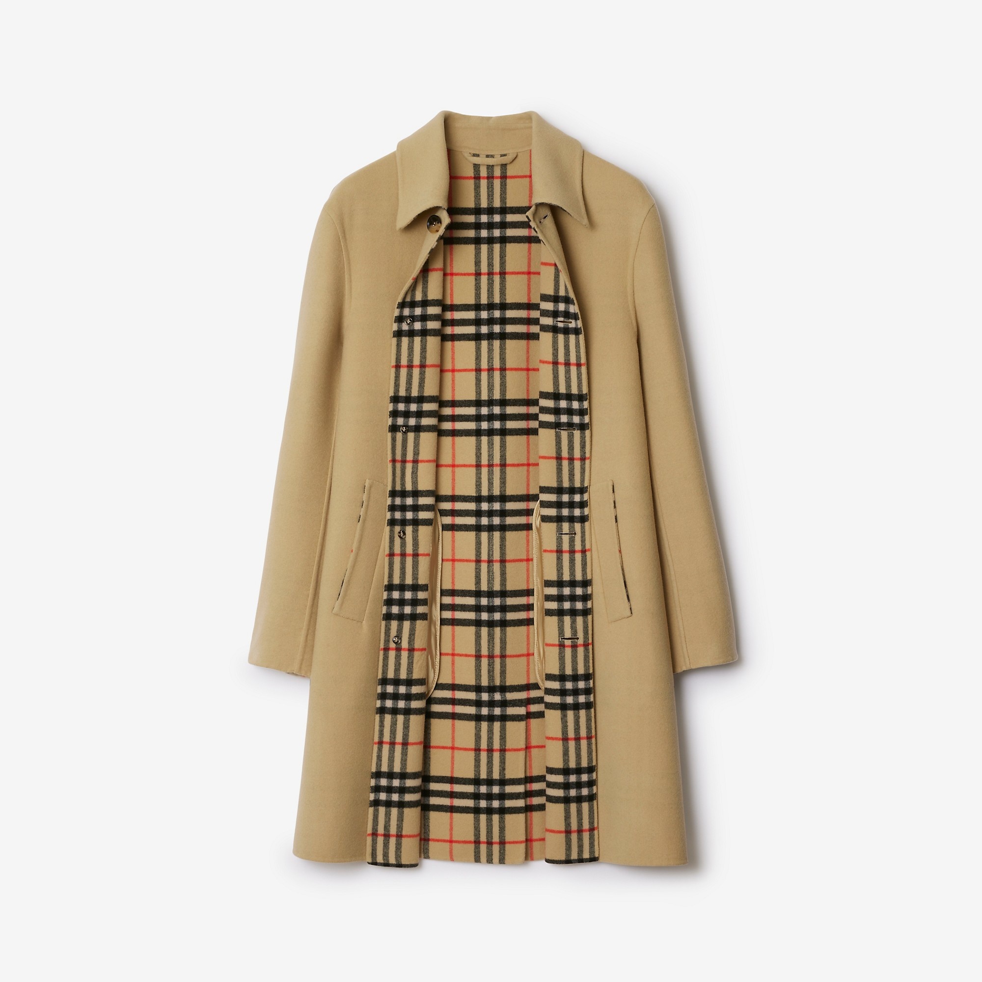 Mid-length Wool Car Coat - 6