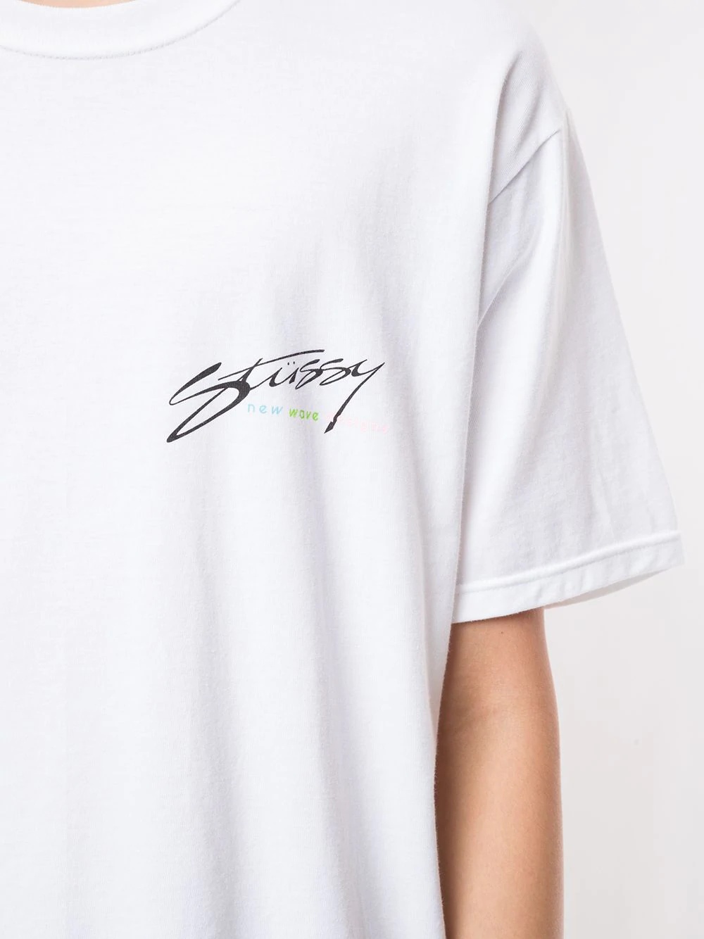 logo print T-shirt - 5