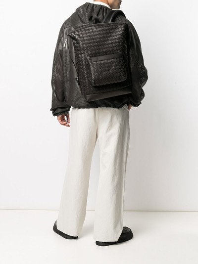 Bottega Veneta Intrecciato Hydrology backpack outlook