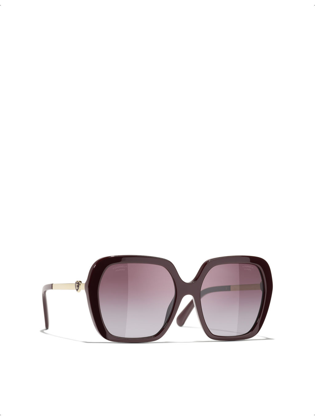 CH5521 square-frame acetate and metal sunglasses - 2