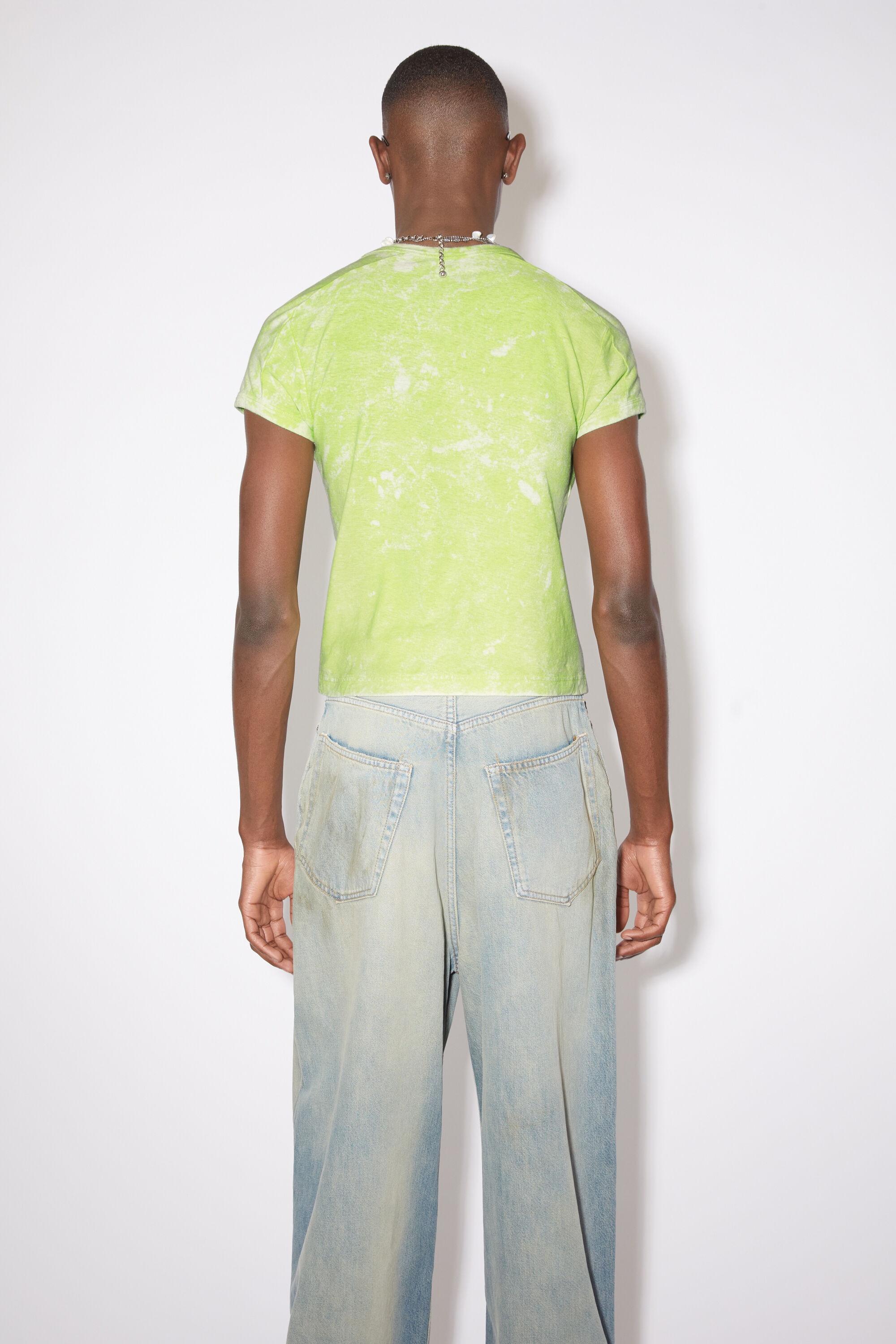 Printed t-shirt - Fluo green - 3