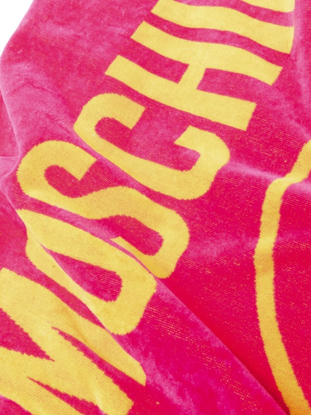 logo-jacquard beach towel - 2