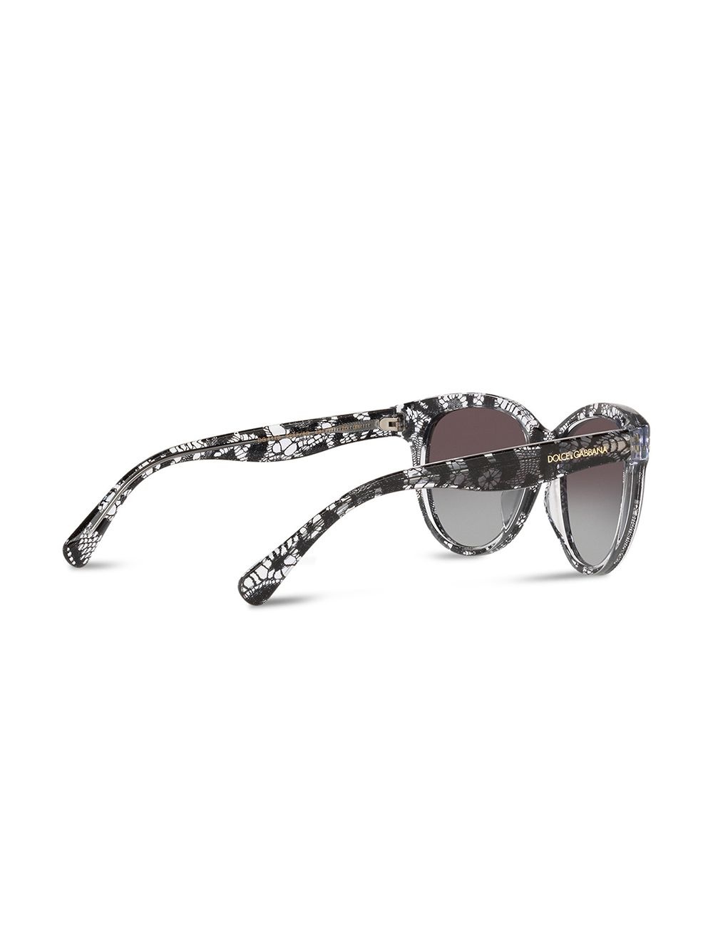 lace-effect cat-eye sunglasses - 4