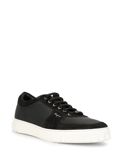 Salvatore Ferragamo panelled low-top sneakers outlook