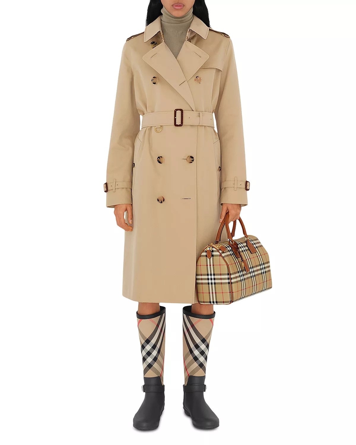 Medium Check Bowling Bag - 2