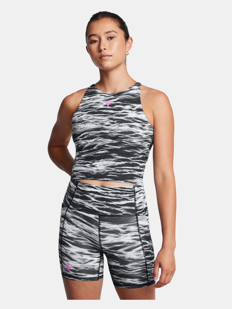 Under Armour Project Rock Lets Go Bench To Beach Printed outlook