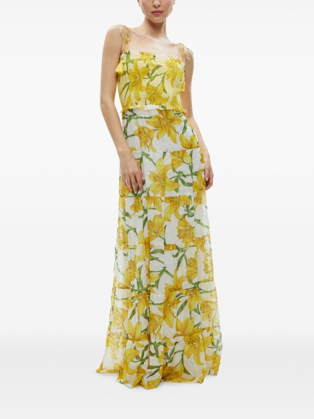 Marna floral-print maxi dress - 3