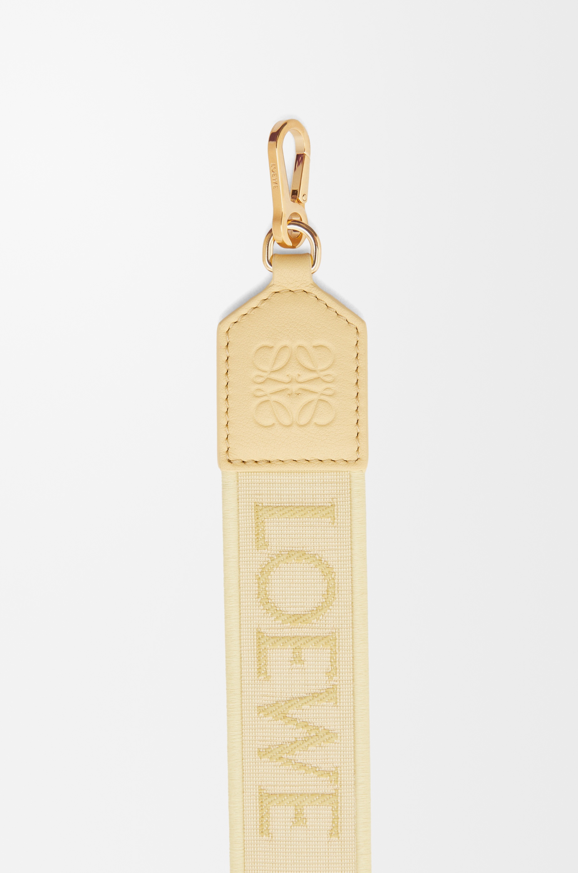 Anagram strap in jacquard and calfskin - 2