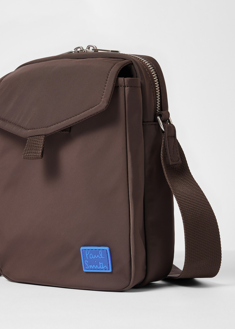 Brown Recycled Polyester Flight Bag 3
