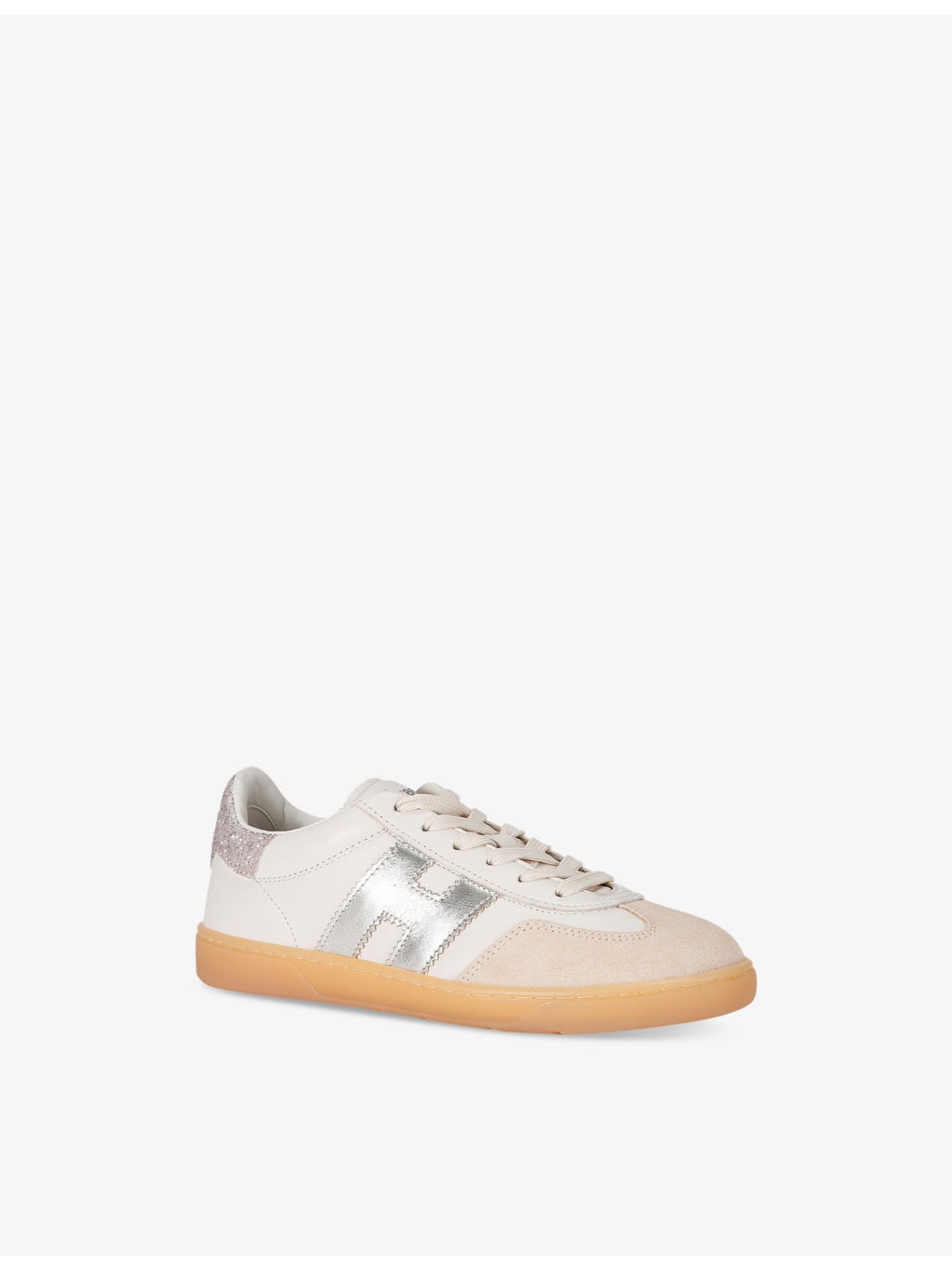 Cool Leather and Suede Low-Top Trainers - 3