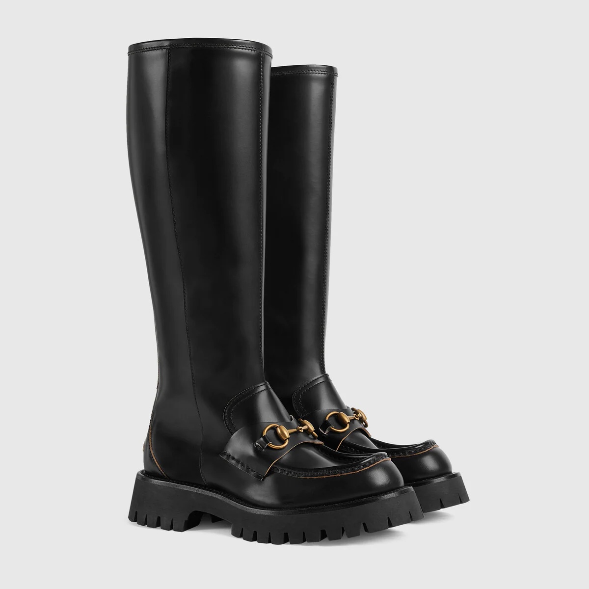 Women's knee-high boot with Horsebit - 2