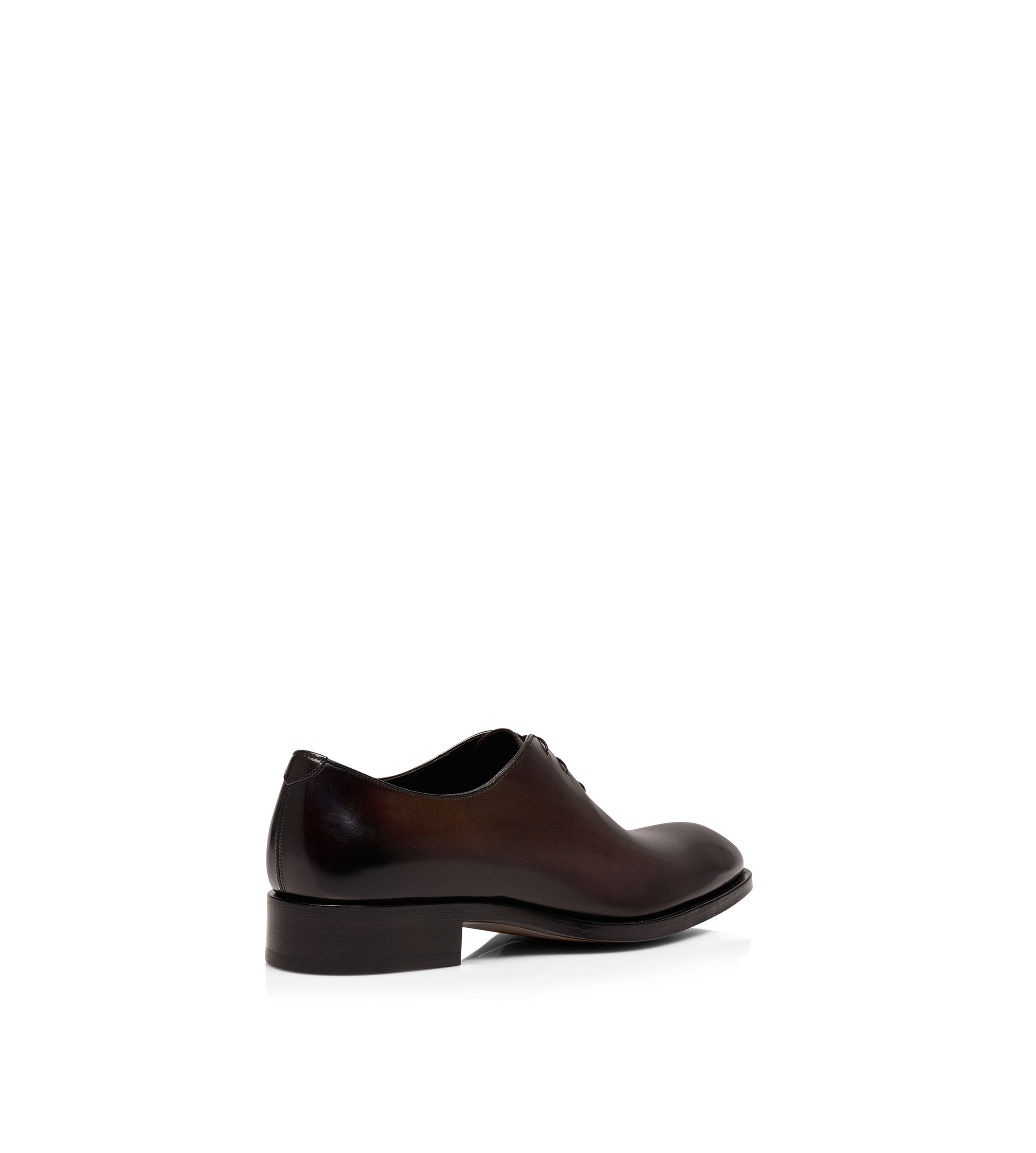 BURNISHED LEATHER WHOLE CUT LACE UP - 3