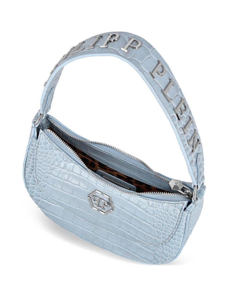 Croco-printed tote bag 3