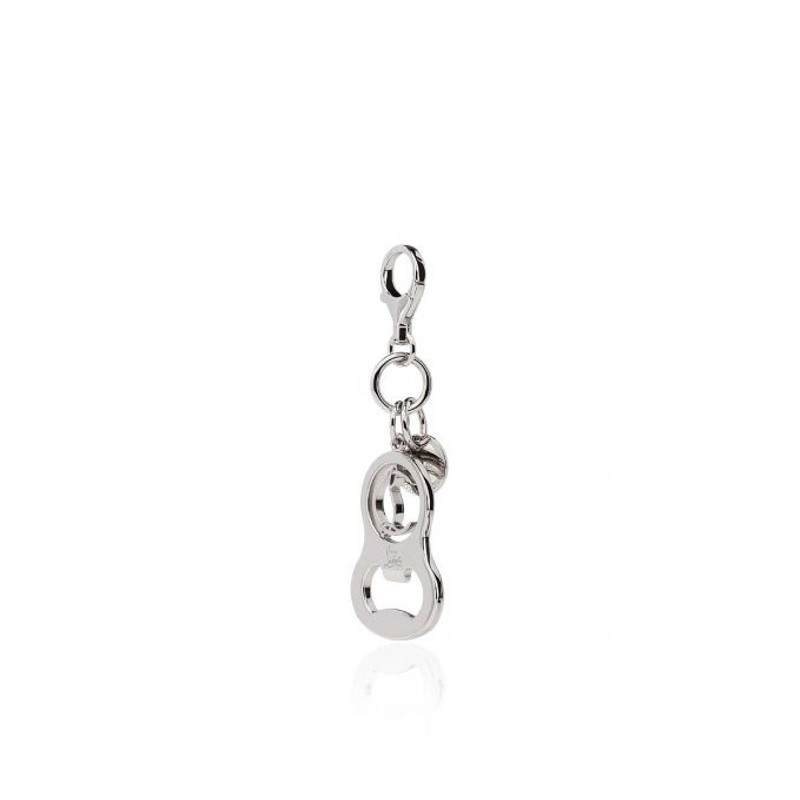 Christian Louboutin Cl Logo Opener Keyring SILVER outlook