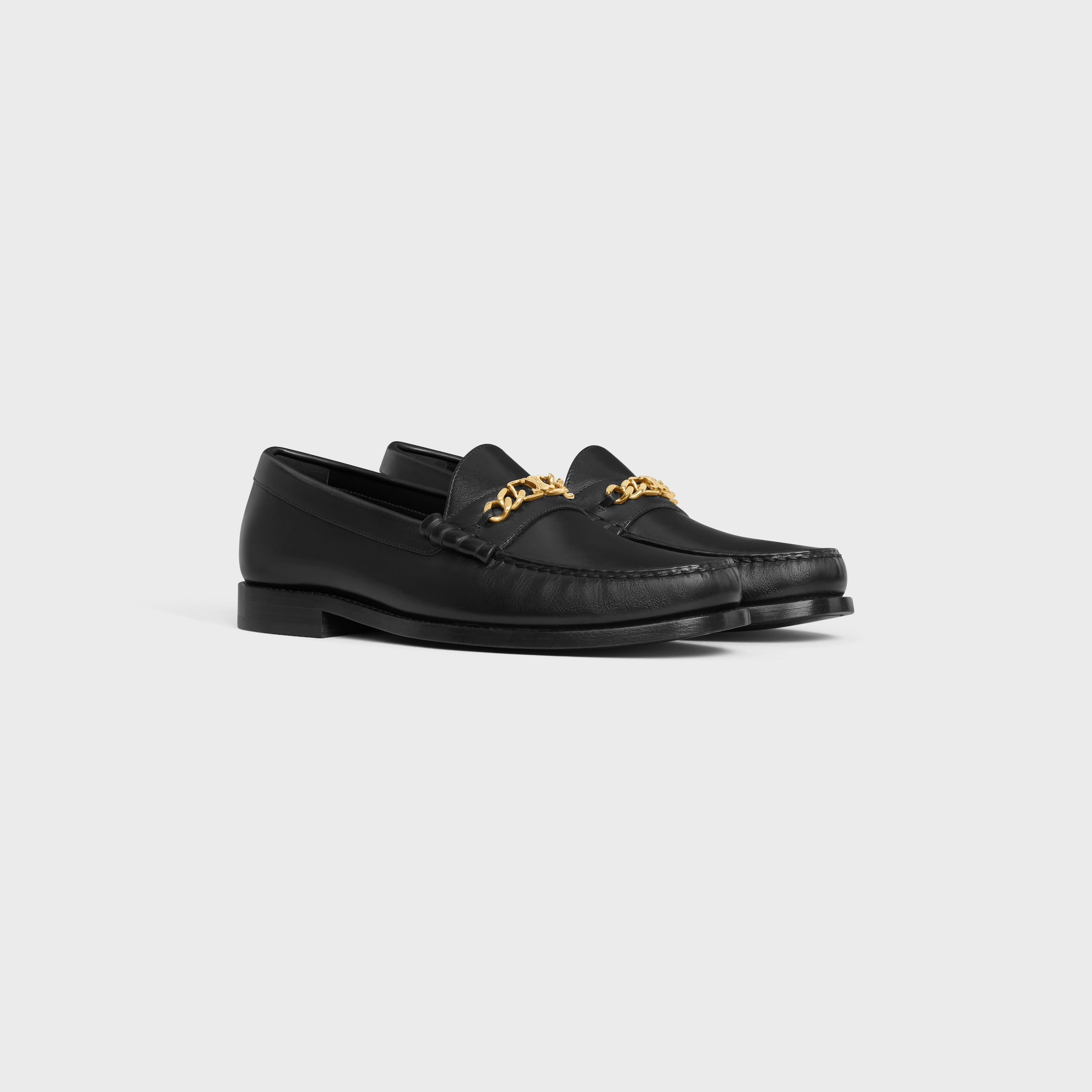 CELINE LUCO TRIOMPHE CHAIN LOAFER in CALFSKIN - 2