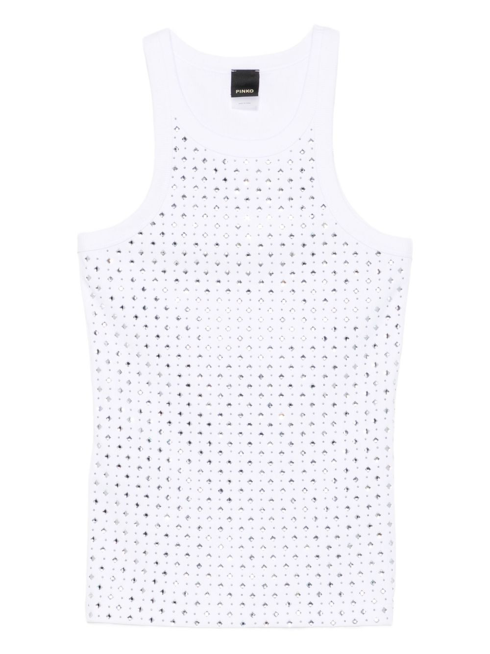 embellished sleeveless top - 1