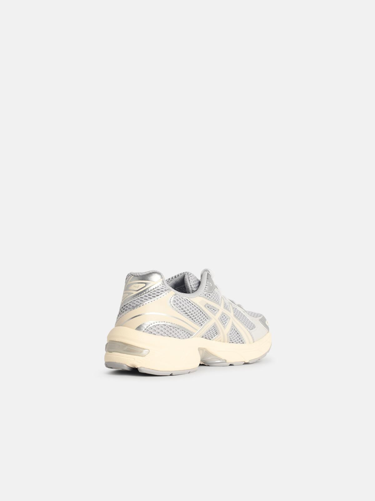 'GEL-1130' CLOUD GREY SUEDE BLEND SNEAKERS - 3
