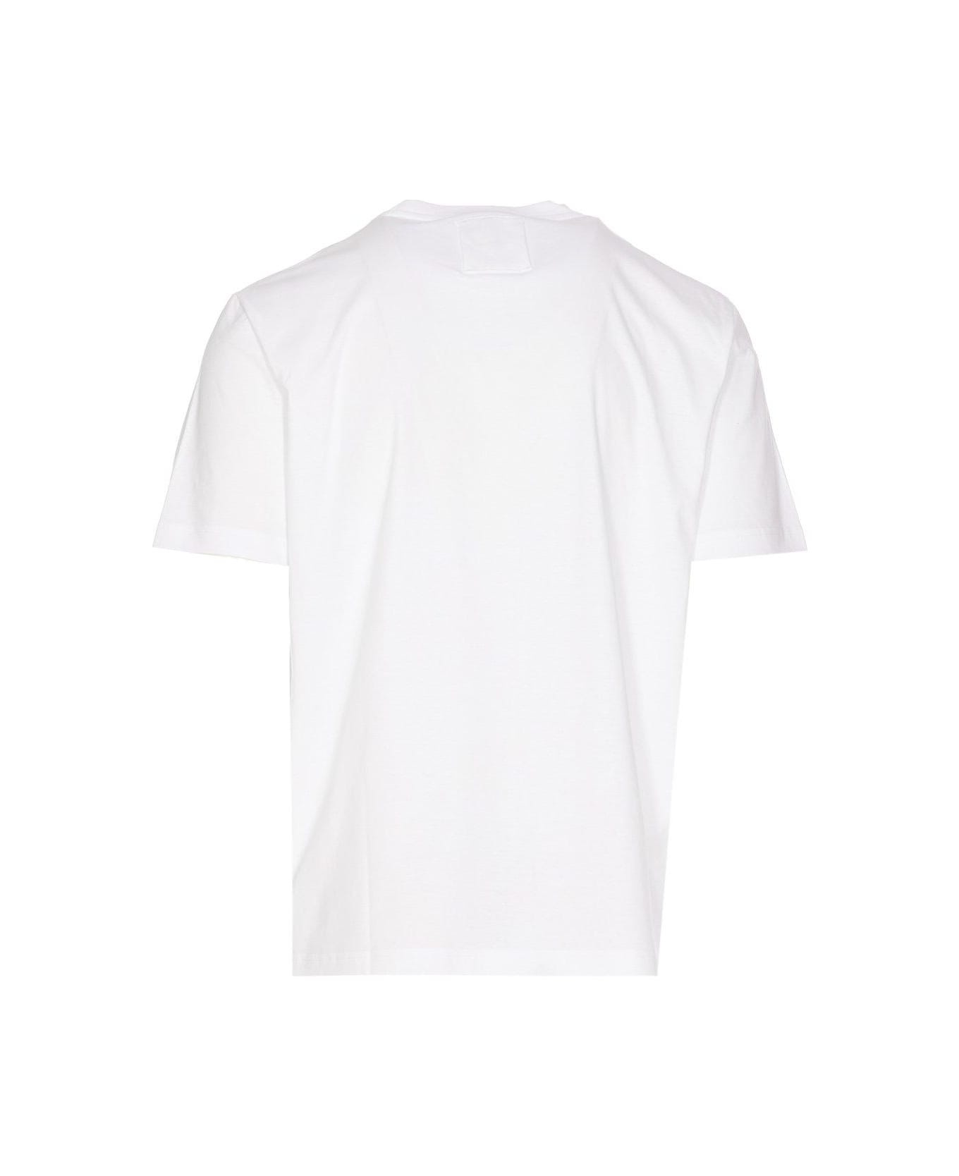 Logo Embroidered Crewneck T-shirt - 2